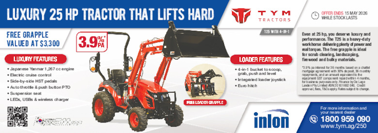 TYM T25 HST ROPS oe 15.5